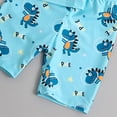 thumbnail image 5 of Hessimy Girls Tankinis Two Pieces Swimsuits Hawaiian Beach Sport Bathing Suit Set,hawaiian(Sky Blue,3-4 Years), 5 of 6