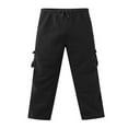 thumbnail image 2 of POINTERTECK Mens Loose Cargo Pants Cual Drawstring Eltic Waist Wide Leg Athletic Sweatpants Outdoor Trousers, 2 of 3