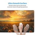 thumbnail image 4 of Pofeuu Sunflower Sunset Rainfall Print Mouse Pad,Rubber, Multipurpose Comfortable Waterproof Mousepad Desk Mat for Gamer Office Home, 4 of 8