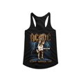 thumbnail image 1 of ACDC Heavy Metal Rock Band Stiff Upper Lip Black Ladies Racerback Tank Top Tee, 1 of 1