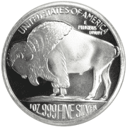 1 oz Silver Buffalo Round Random Mints .999