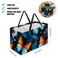 thumbnail image 2 of Butterfly Large Capacity Reusable Beach Bag with Storage Bins and Shopping Basket - Foldable Oxford Cloth Tote for Beach, Pool, and Laundry, 2 of 7