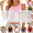 thumbnail image 3 of Smupbvky Going Out Tank Tops for Women Crew Neck Cropped Knit Vest Casual Sleeveless Summer Layering Basic T Shirt (S, White), 3 of 7