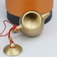 thumbnail image 4 of Milisten De Tetera De Latón Dorado Con Colgante Y Estilo Chino Tradicional, 4 of 8