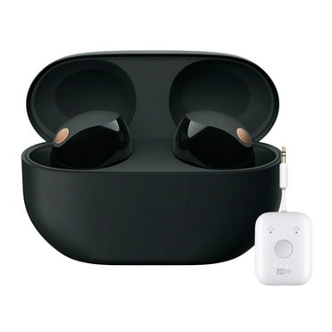 Sony WF-1000XM5 Truly Wireless Noise Canceling Earbuds (Black) Bundle with Bluetooth Audio Transmitter (2 Items)