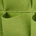 thumbnail image 5 of 18 Pockets Hanging Planter Bags, Hanging Vertical Wall Mounted Plant Planting Grow Bags, Herb Garden Planter Outdoor Indoor Growing Bag, Gardening Vertical Greening Flower Container(Green), 5 of 6