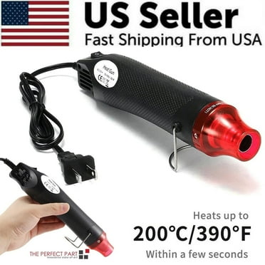 Compact Mini Heat Gun for DIY Projects - Versatile Hot Air Tool with Multiple Nozzles