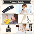 thumbnail image 5 of Hair Salon Toys for Boy 2-4 Year Old Gift, Pretend Play Hair Salon Stylist Toy Kit with Barber Apron, Hair Dryer, Mirror, Scissors and Styling Accessories, 5 of 7