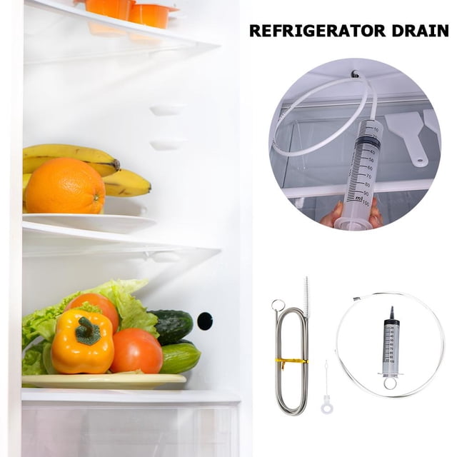 Kit de herramientas de dragado de drenaje para refrigerador de baño, palo limpiador portátil para dispositivos domésticos Wdftyju Libre de BPA