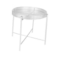 thumbnail image 3 of GUOOL Table d'Appoint d'Extérieur en Fer Support de Petit Pot en Métal pour Chambre Patio Balcon Blanc, 3 of 9