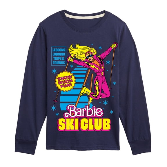 Barbie - Ski Club - Youth Boys Long Sleeve Graphic T-Shirt