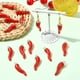 thumbnail image 5 of 1 caja de 20 colgantes de chile rojo de 32 mm con forma de pimiento, colgantes de metal esmaltado con forma de cuerno italiano mexicano para el Cinco de Mayo., 5 of 7