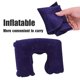 thumbnail image 2 of almohadas inflables de viaje para el cuello, portátiles, ligeras, en forma de U, con reposacabezas suave., 2 of 5