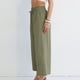 thumbnail image 5 of Pantalones Elásticos de Cintura para las Mujeres Color Sólido Vendaje Casual Pantalones Largos con Bolsillos, Pantalones de Cintura Alta Mujeres Cómodos Control Del Vientre Primavera Verano, 5 of 5