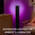 thumbnail image 3 of Holmes 42” Tower Fan, Oscillating, RGB Accent Light, 5-Speed, LCD, Remote, Black, 3 of 9