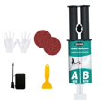 thumbnail image 2 of veasfak Tile Repair Drywall Patch Repair Set Floor Repair 50G Repairing Tool Ab Glue Set, Ceramic Crack Repairing Agent for Marble, Bathroom, Kitchen Beige, 2 of 9