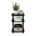 thumbnail image 4 of Mesa auxiliar Furinno TURN-N-TUBE de 3 niveles, madera negra, 37 x 37 x 53 cm, 4 of 8