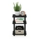 thumbnail image 4 of Mesa auxiliar Furinno TURN-N-TUBE de 3 niveles, madera negra, 37 x 37 x 53 cm, 4 of 8