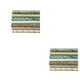 thumbnail image 2 of Bearachild 7 piezas de tela de algodón con estampado de flores verdes, surtido de costura y acolchado, tela para manualidades, juego de Kits de Type1 NO1 Bearachild CBP005435, 2 of 5