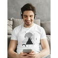 thumbnail image 2 of Geometric Shapes T-Shirt Men -Image by Shutterstock, Male Medium, 2 of 4