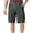 Army Green, variant on Mens Half Shorts Pants Solid Color Multi Pocket Zipper Button Workwear Shorts
