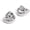 Silver, variant on Double Layered Ear Cuff Earrings for Women Minimalist Two-Toned Huggie Hoops Non-piercing Cartilage Tragus Earrings Fashion Ear Jewelry