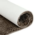thumbnail image 4 of Unique Bargains Bathroom Soft Plush Mats Non-Slip Quick Dry Anti-Skid Shaggy Bath Rugs Brown 20"x32", 4 of 7