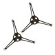 thumbnail image 1 of Small Microwave Stand Professional Design Plastic Turntable Tray Support Black Suitable for 245cm Microwave Tray 2Pcs, 1 of 5