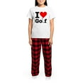 thumbnail image 4 of CafePress - I Heart Golf Women's Light Pajamas - Women's Short Sleeve Print T-Shirt and Pants Light Cotton Pajama Set, 4 of 7