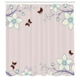 thumbnail image 2 of Ambesonne Floral Shower Curtain, Spring Art Branches Abstract, 69"Wx75"L, Pale Mauve, 2 of 4