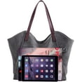 thumbnail image 5 of PIKADINGNIS Women's Cloth Tote Bag Canvas Shoulder Bag Top Handle Handbag Travel Satchel Purse Large Capcity Crossbody Bag, 5 of 6