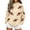 Beige, variant on Gsakboxl Sweaters for Women Warm Mock Neck Football Graphic Hoodless Sweatshirt, Loose Long Sleeve Sports Fan Pullover Tops Casual Soft Sweatshirt For Football Season Daily Fall