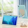 thumbnail image 5 of Dteck Kids Case for Galaxy Tab A7 10.4 2020 T500 T505 Rugged Kickstand with Pencil Holder Shockproof Heavy Duty Hybrid Three Layer Armor Silicone PC Tablet Cover, lightblue, 5 of 6