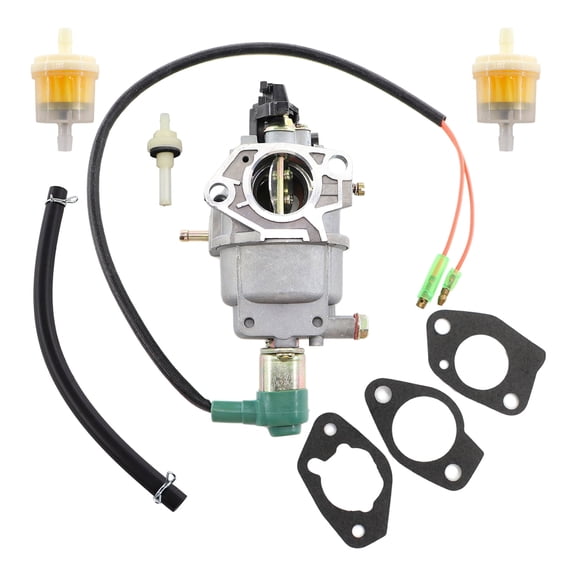 Carburetor W/ Solenoid for Honda GX390 13HP Chinese 182F 188F Motor Engine 5500 to 8000 Watts Blue Max Generator