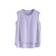 thumbnail image 2 of Blusa de pijama de manga corta para mujer, lisa, informal, a la moda, con cuello redondo, sin mangas, para dormir, pijamas para mujer, 2 of 5