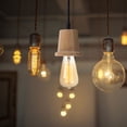 thumbnail image 3 of RUNROTOO Embouts de Lampe en Bois Rond 1Ensemble pour Lampadaires, Designers d'Intérieur, 3 of 8