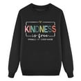 thumbnail image 3 of Tisuna Kids Girls Long Sleeve Sweatshirts Soft Crewneck Letter Print Tops Toddler Daily Wear Fall Outfits Size 2-3 Years Black, 3 of 5