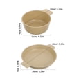 thumbnail image 2 of VORCOOL Reusable Table Plates And Tableware Bowls Set 1 Set Assorted Color For Effortless Cleaning Travel Use, 2 of 8