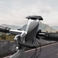 thumbnail image 2 of Auto Drive Bike Phone Holder Motorcycle Mount  Motorcycle Handlebar Mobile Clamp, 2 of 5