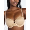 thumbnail image 2 of Joyspun Women's Shine Strapless Push-Up Bra, Sizes 34A-40DD, 2 of 5