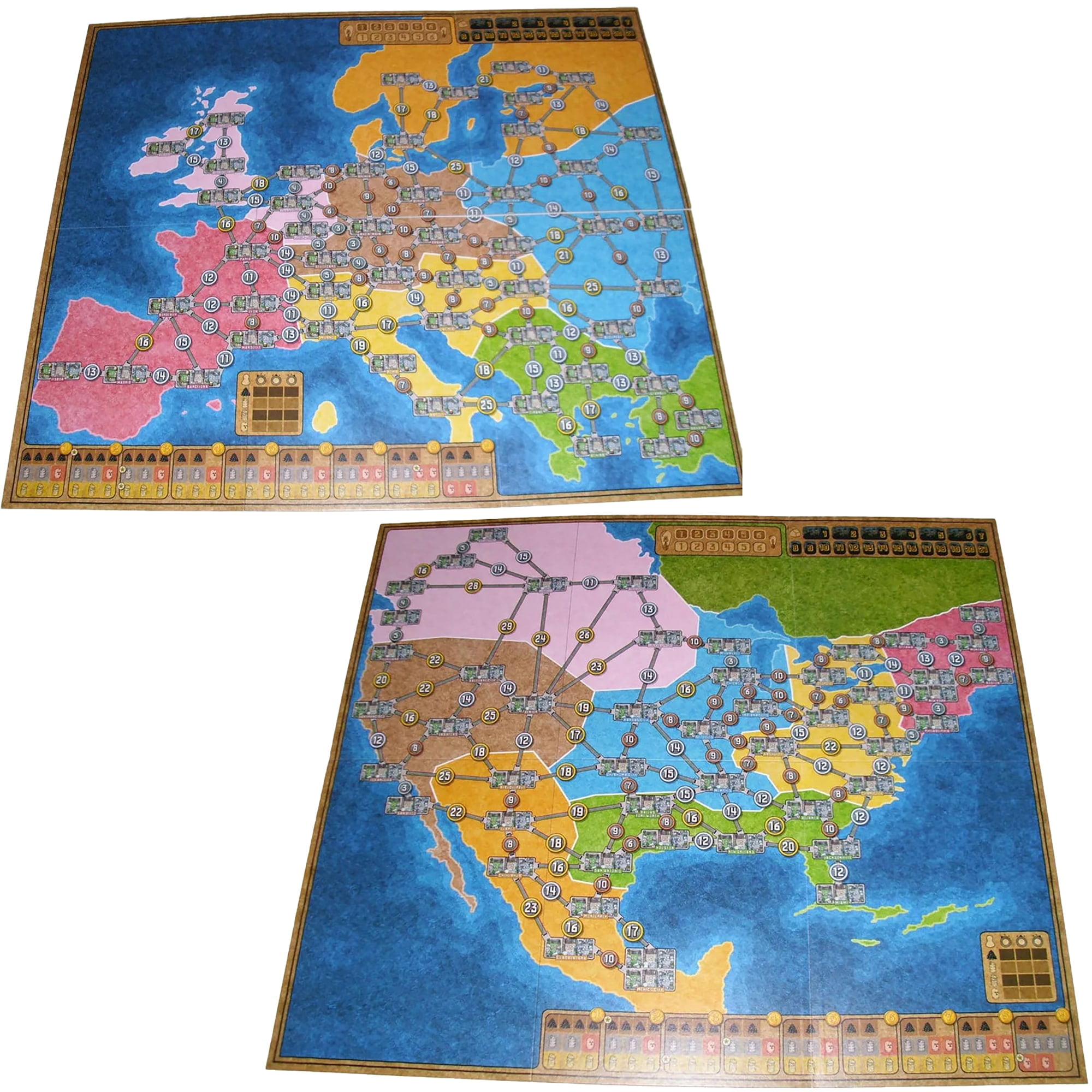 Power Grid:  Europe/North America Expansion - Economic Board Game - Expansion to Power Grid and/or Power Grid: Recharged. Ages 13+, 2-6 Players, 60-120 Min Game Play