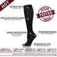 thumbnail image 6 of 3 Pairs Copper Compression Socks for Women & Men Circulation 15-20 mmhg - Better Blood Flow, Swelling, Best Support for Medical, Running, Nursing, 6 of 7