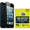 Straight Talk Apple iPhone 5 16GB Black Refurbished Prepaid Smartphone w/ Bonus $45 Unlimited Plan