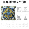 thumbnail image 5 of Nawypu  Throw Pillow Covers Spanish Talavera Exotic Geometry Dark Retro Ethnic Home Decorative Pillow Cases Cushion Square Pillowcases, 5 of 5