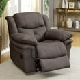 thumbnail image 2 of Transitional Comfy Recliner, Ash Brown, 2 of 2