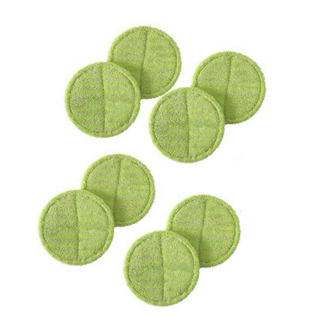 8Pcs Replacement Pad for Cordless Electric Rotary Mop Sweeper Wireless Electric Rotary Mop Scrubber