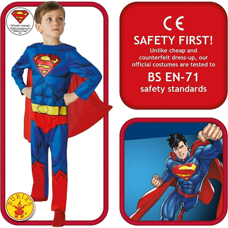 Superman Costume Classic Child Comic Book Superman Costume Classic Child Comic Book
