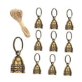 thumbnail image 1 of 10x Vintage Hanging Bells Crafts Decoración Del Hogar Adornos para La Casa de La Casa de La Boda, 1 of 9