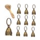 thumbnail image 1 of 10x Vintage Campanas colgantes de viento Regalo decorativo Decoración de la puerta del hogar Decoración Campana de la puerta de la puerta para la, 1 of 9