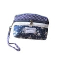 thumbnail image 1 of Maytalsory Portefeuille en Tissu Rural Léger, Motif en Toile durable Petit Sac à Petit style Rural Portefeuille Motif Rural pour Femmes Bleu, 1 of 6